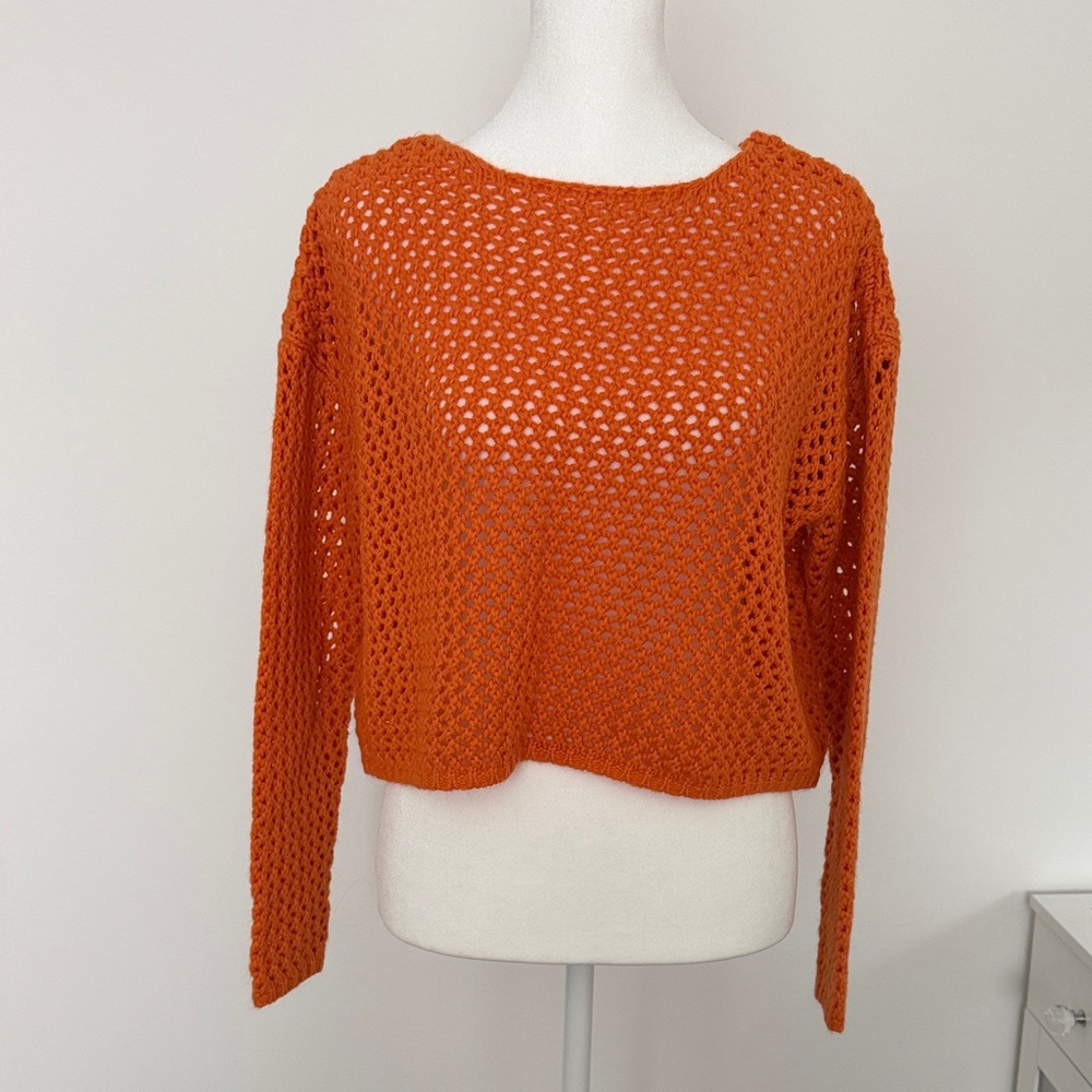 Sincerely Jules Orange Knit Sweater